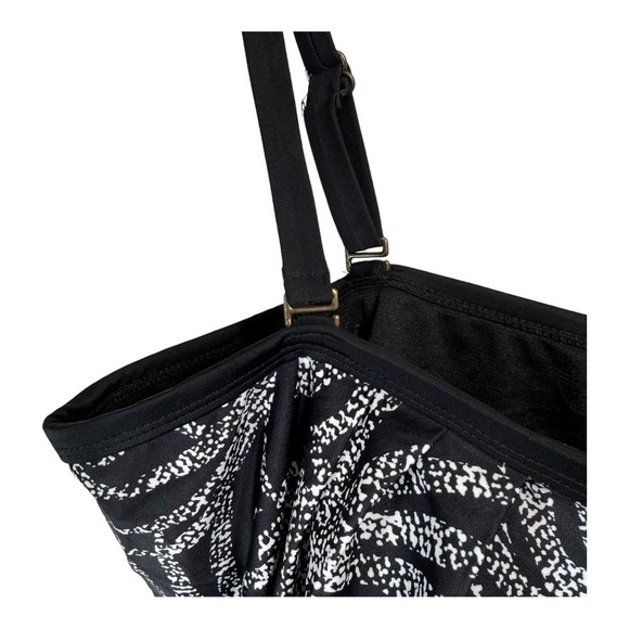 ISLAND ESCAPE Printed Blouson Tankini Top Size 16 NWT - Picture 7 of 8